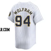 Grant Wolfram Men's Milwaukee Brewers White Limited Alternate Jersey