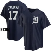 Grayson Greiner Men's Detroit Tigers Navy Replica Alternate Jersey