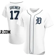 Grayson Greiner Men's Detroit Tigers White Authentic Home Jersey