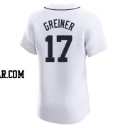 Grayson Greiner Men's Detroit Tigers White Elite Home Jersey