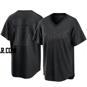 Grayson Greiner Youth Detroit Tigers Black Replica Pitch Fashion Jersey