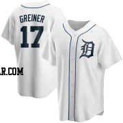 Grayson Greiner Youth Detroit Tigers White Replica Home Jersey