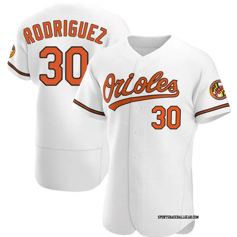 Grayson Rodriguez Men's Baltimore Orioles White Authentic Home Jersey