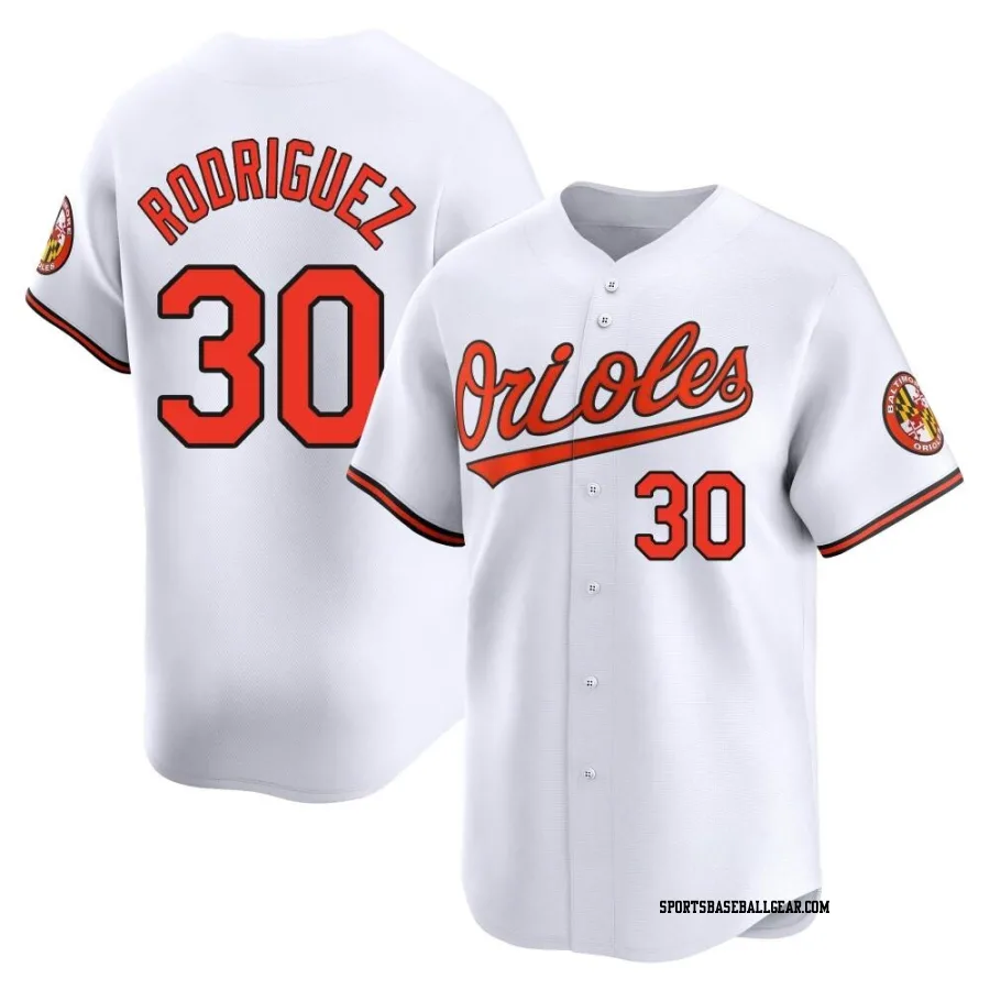 Grayson Rodriguez Men's Baltimore Orioles White Limited Home Jersey