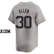 Greg Allen Men's New York Yankees Gray Limited Away Jersey