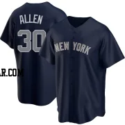 Greg Allen Youth New York Yankees Navy Replica Alternate Jersey