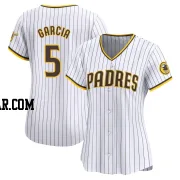 Greg Garcia Women's San Diego Padres White Limited Home Jersey