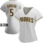 Greg Garcia Women's San Diego Padres White/Brown Authentic Home Jersey