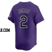 Greg Jones Men's Colorado Rockies Purple Limited Alternate Jersey