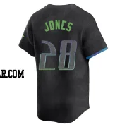 Greg Jones Men's Tampa Bay Rays Charcoal Limited 2024 City Connect Jersey