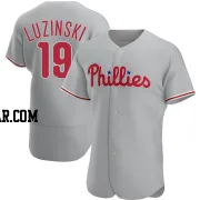 Greg Luzinski Men's Philadelphia Phillies Gray Authentic Road Jersey