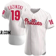 Greg Luzinski Men's Philadelphia Phillies White Authentic Home Jersey