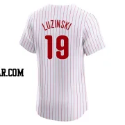 Greg Luzinski Men's Philadelphia Phillies White Elite Home Jersey