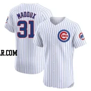 Greg Maddux Men's Chicago Cubs White Elite Home Jersey