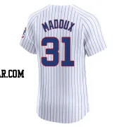 Greg Maddux Men's Chicago Cubs White Elite Home Jersey