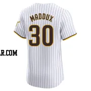 Greg Maddux Men's San Diego Padres White Elite Home Jersey