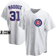 Greg Maddux Youth Chicago Cubs White Replica Home Jersey