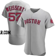 Greg Weissert Men's Boston Red Sox Gray Authentic Road Jersey