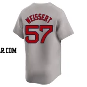 Greg Weissert Men's Boston Red Sox Gray Limited Away Jersey