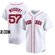 Greg Weissert Men's Boston Red Sox White Limited Home Jersey