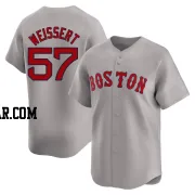 Greg Weissert Youth Boston Red Sox Gray Limited Away Jersey