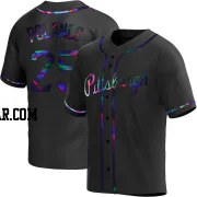 Gregory Polanco Men's Pittsburgh Pirates Black Holographic Replica Alternate Jersey