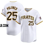 Gregory Polanco Youth Pittsburgh Pirates White Limited Home Jersey