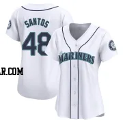 Gregory Santos Women's Seattle Mariners White Limited Home Jersey