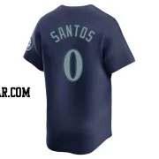 Gregory Santos Youth Seattle Mariners Navy Limited Road Jersey