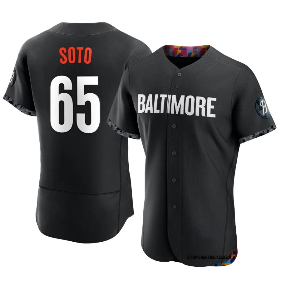 Gregory Soto Men's Baltimore Orioles Black Authentic 2023 City Connect Jersey