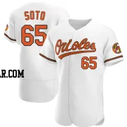 Gregory Soto Men's Baltimore Orioles White Authentic Home Jersey