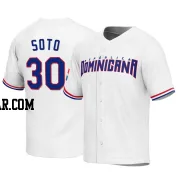 Gregory Soto Men's Dominican Republic Baseball White Replica 2023 World Baseball Classic Jersey