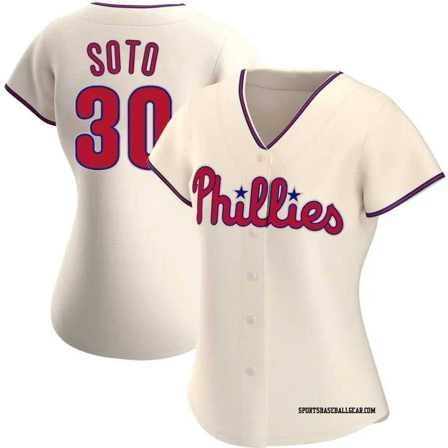 Gregory Soto Women's Philadelphia Phillies Cream Replica Alternate Jersey