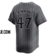 Griffin Canning Men's New York Mets Limited Graphite 2024 City Connect Jersey