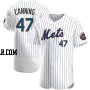 Griffin Canning Men's New York Mets White Authentic Home Jersey