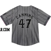 Griffin Canning Toddler New York Mets Limited Graphite 2024 City Connect Jersey