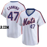 Griffin Canning Youth New York Mets White Limited Cooperstown Collection Jersey