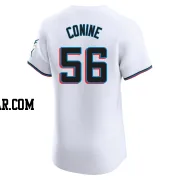 Griffin Conine Men's Miami Marlins White Elite Home Jersey