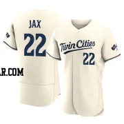 Griffin Jax Men's Minnesota Twins Cream Authentic Alternate 2023 Jersey