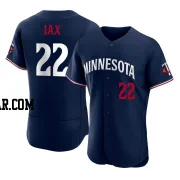 Griffin Jax Men's Minnesota Twins Navy Authentic Alternate Jersey