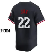 Griffin Jax Men's Minnesota Twins Navy Limited Alternate Jersey