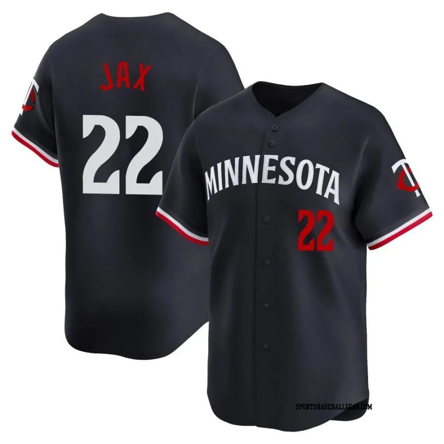 Griffin Jax Men's Minnesota Twins Navy Limited Alternate Jersey