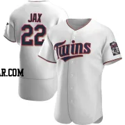 Griffin Jax Men's Minnesota Twins White Authentic Home Jersey