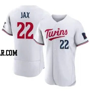 Griffin Jax Men's Minnesota Twins White Authentic Home Jersey