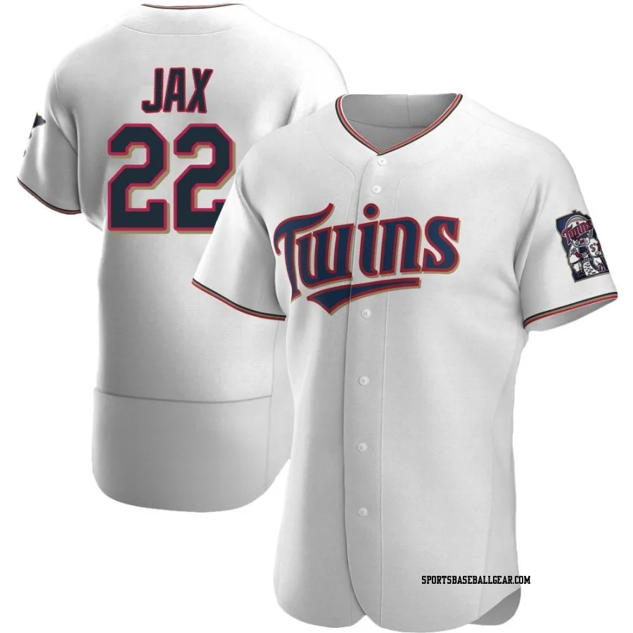 Griffin Jax Men's Minnesota Twins White Authentic Home Jersey