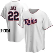 Griffin Jax Men's Minnesota Twins White Replica Home Jersey