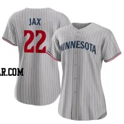 Griffin Jax Women's Minnesota Twins Gray Authentic Road Jersey