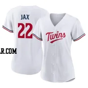 Griffin Jax Women's Minnesota Twins White Replica Home Jersey