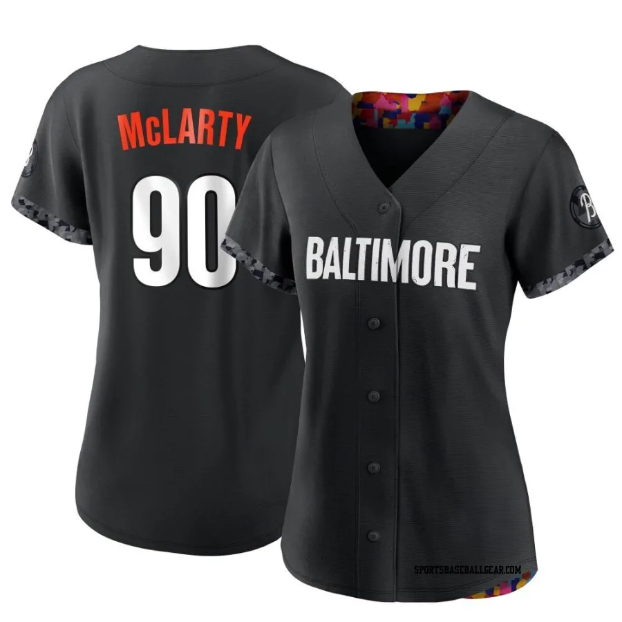 Griffin McLarty Women's Baltimore Orioles Black Authentic 2023 City Connect Jersey