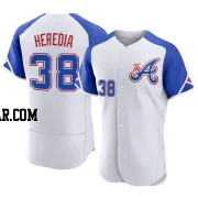 Guillermo Heredia Men's Atlanta Braves White Authentic 2023 City Connect Jersey